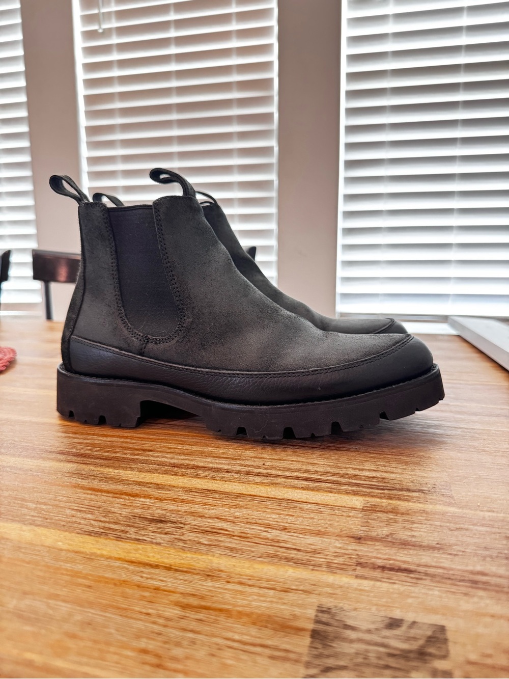 G.H. Bass & Co. Black Ranger Chelsea Lug Boots